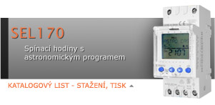 Spínací hodiny s astronomickým programem - ASO2